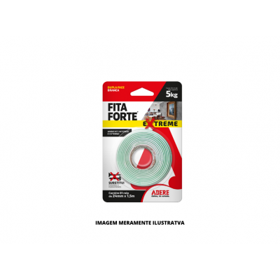 FITA - ADERE - 5Kg FORTE DUPLA FACE ESPUMA EXTREME 24MMX1,5M